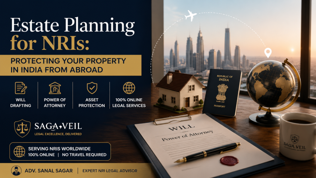 Estate Planning for NRIs protecting property in India through online will drafting services